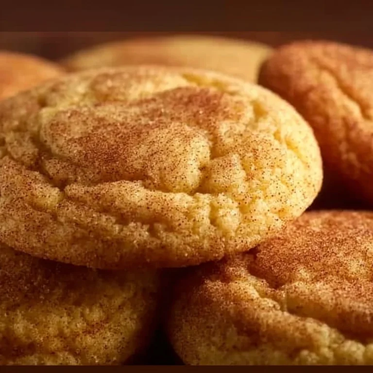 Freshly baked snickerdoodle cookies on a cooling rack