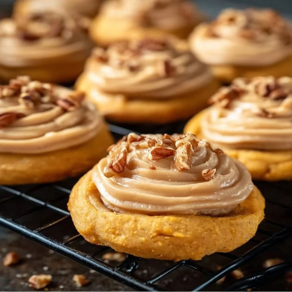 Delicious Sweet Potato Honeybun Cookies on a plate