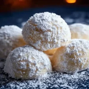 Sweetened condensed milk snowballs dessert recipe and ingredients