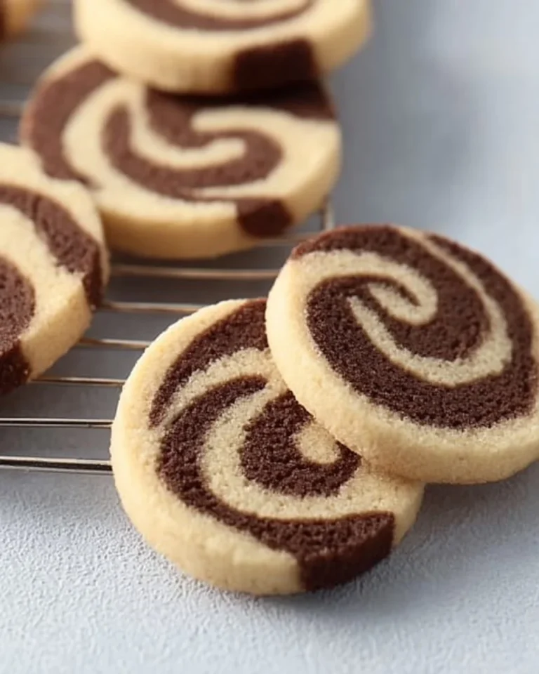 Chocolate Vanilla Swirl Cookies, a delightful combination of rich chocolate and creamy vanilla.