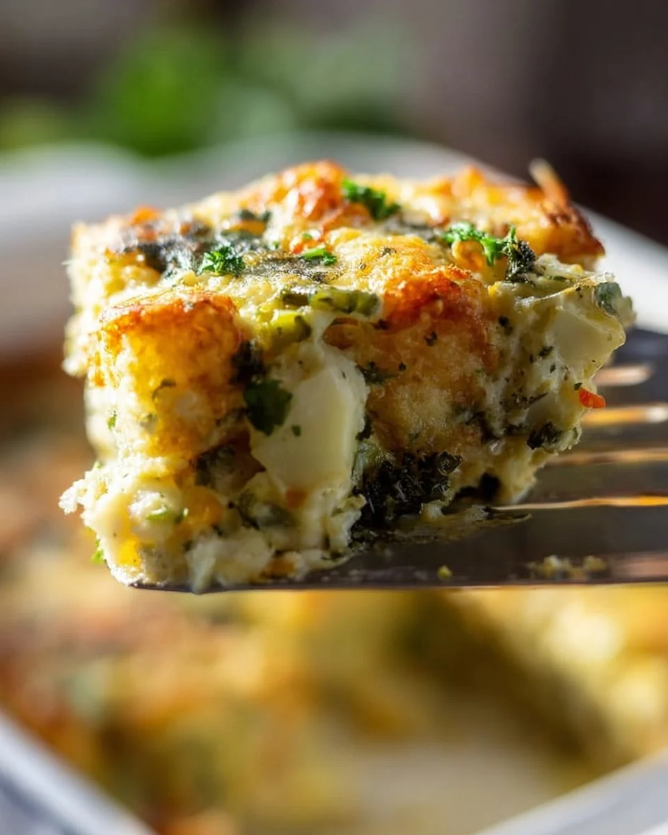 Delicious Tater Tot Casserole served in a baking dish