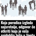 Koja porodica izgleda najsretnije, odgovor će otkriti koja je vaša najdublja želja u životu Koja porodica izgleda najsretnije, odgovor će otkriti koja je vaša najdublja želja u životu - featured image