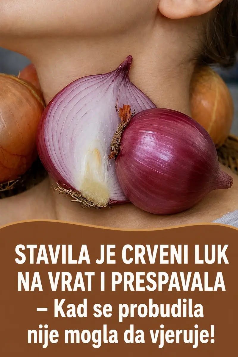 STAVILA JE CRVENI LUK NA VRAT I PRESPAVALA – Kad se probudila nije mogla da vjeruje! - featured image STAVILA JE CRVENI LUK NA VRAT I PRESPAVALA – Kad se probudila nije mogla da vjeruje! - featured image