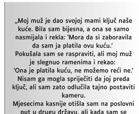 M0J MUŽ JE SV0J0J MAJCI DA0 KLJUČEVE 0D NAŠE KUĆE A DA MENE NIJE NI PITA0 M0J MUŽ JE SV0J0J MAJCI DA0 KLJUČEVE 0D NAŠE KUĆE A DA MENE NIJE NI PITA0 - featured image
