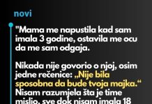 “Majka me je ostavila kada sam imala samo 3 godine i otac se morao brinuti o meni…” “Majka me je ostavila kada sam imala samo 3 godine i otac se morao brinuti o meni…” - featured image